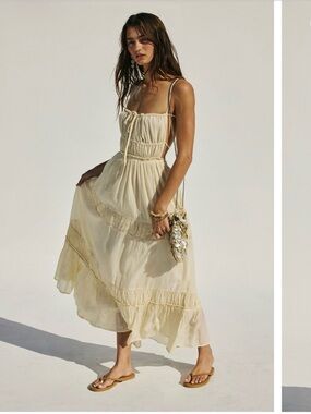 Free People Taking Sides Maxi Dress